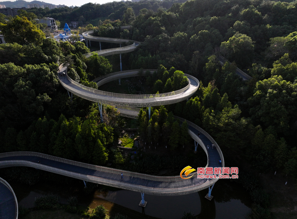 南昌磨盘山森林公园：AI智能公园 点亮美好生活（图）