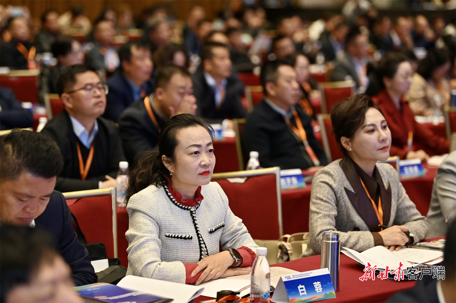 来自全国各地嘉宾齐聚一堂，参加中国报业协会主流媒体系统性变革学习研讨会暨第七届甘肃媒体融合创新与发展论坛。新甘肃&middot;甘肃日报记者　丁凯　摄