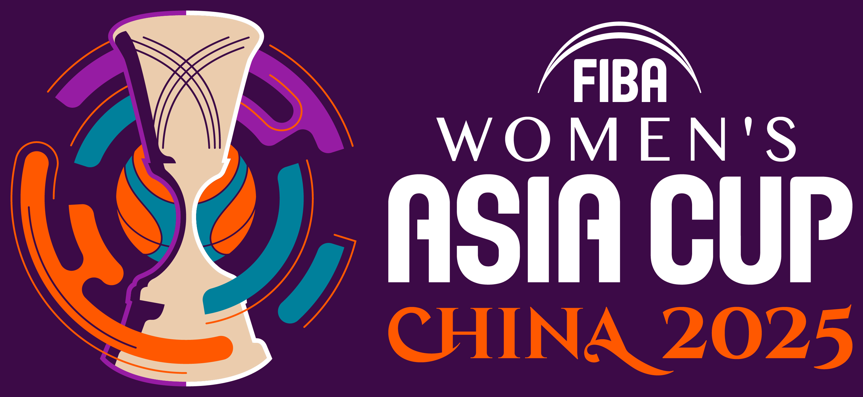 2025国际篮联女篮亚洲杯赛事会徽发布
