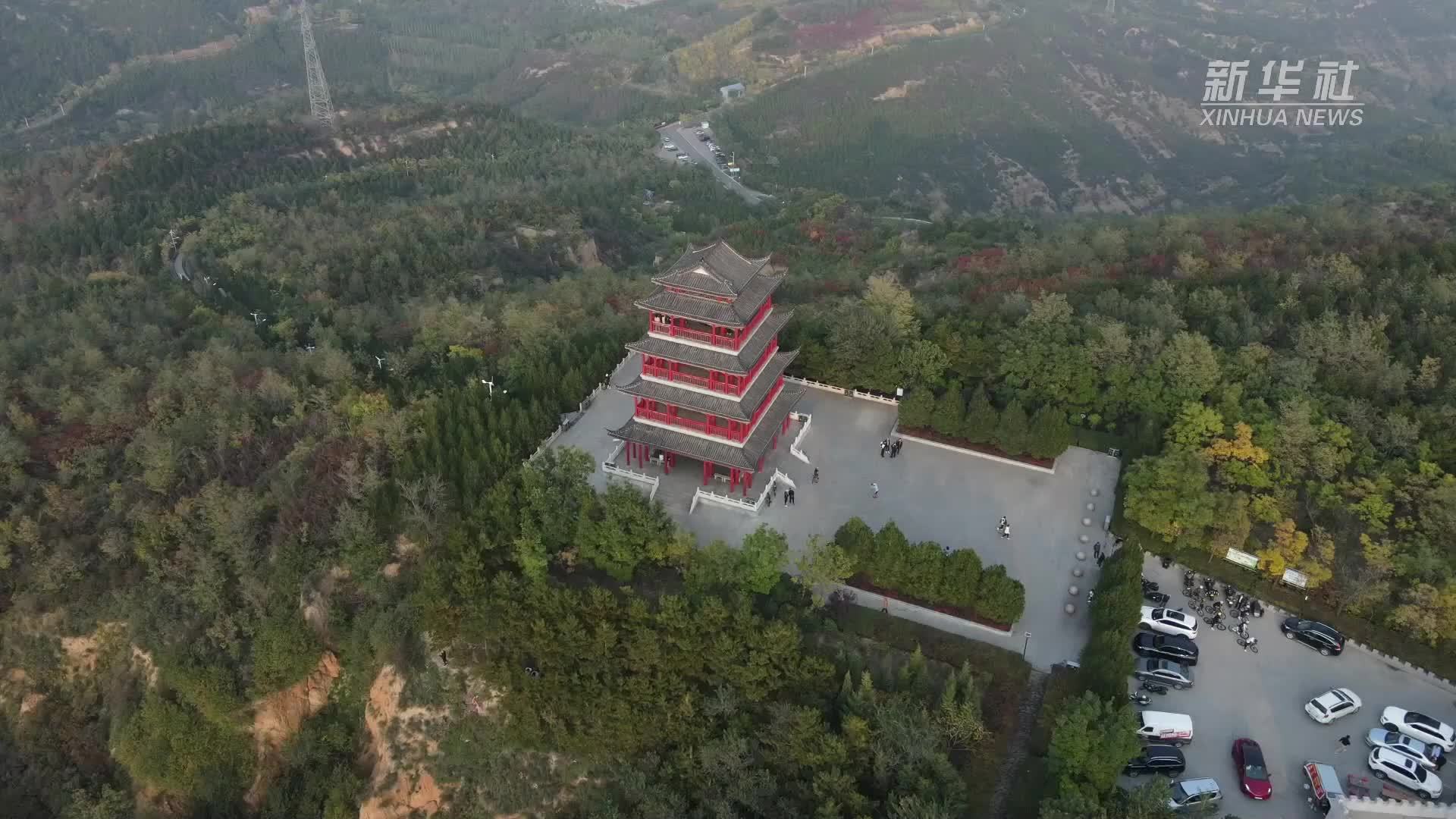 登启春阁 赏太原西山美景
