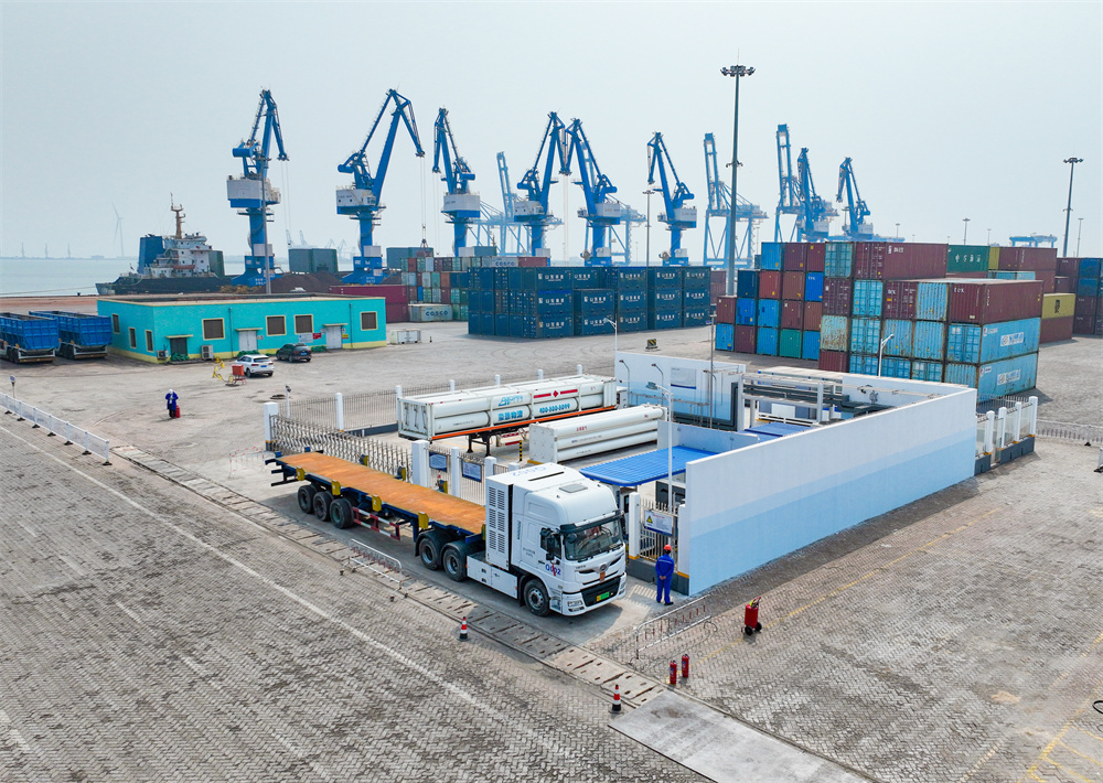 全国首个“零碳港口”在潍坊建成