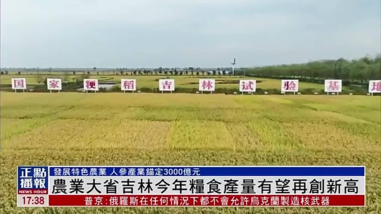 农业大省吉林今年粮食产量有望再创新高
