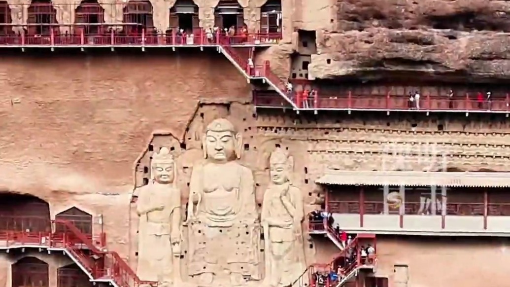 【千年石窟　匠心传承】绝壁上的艺术瑰宝：麦积山石窟