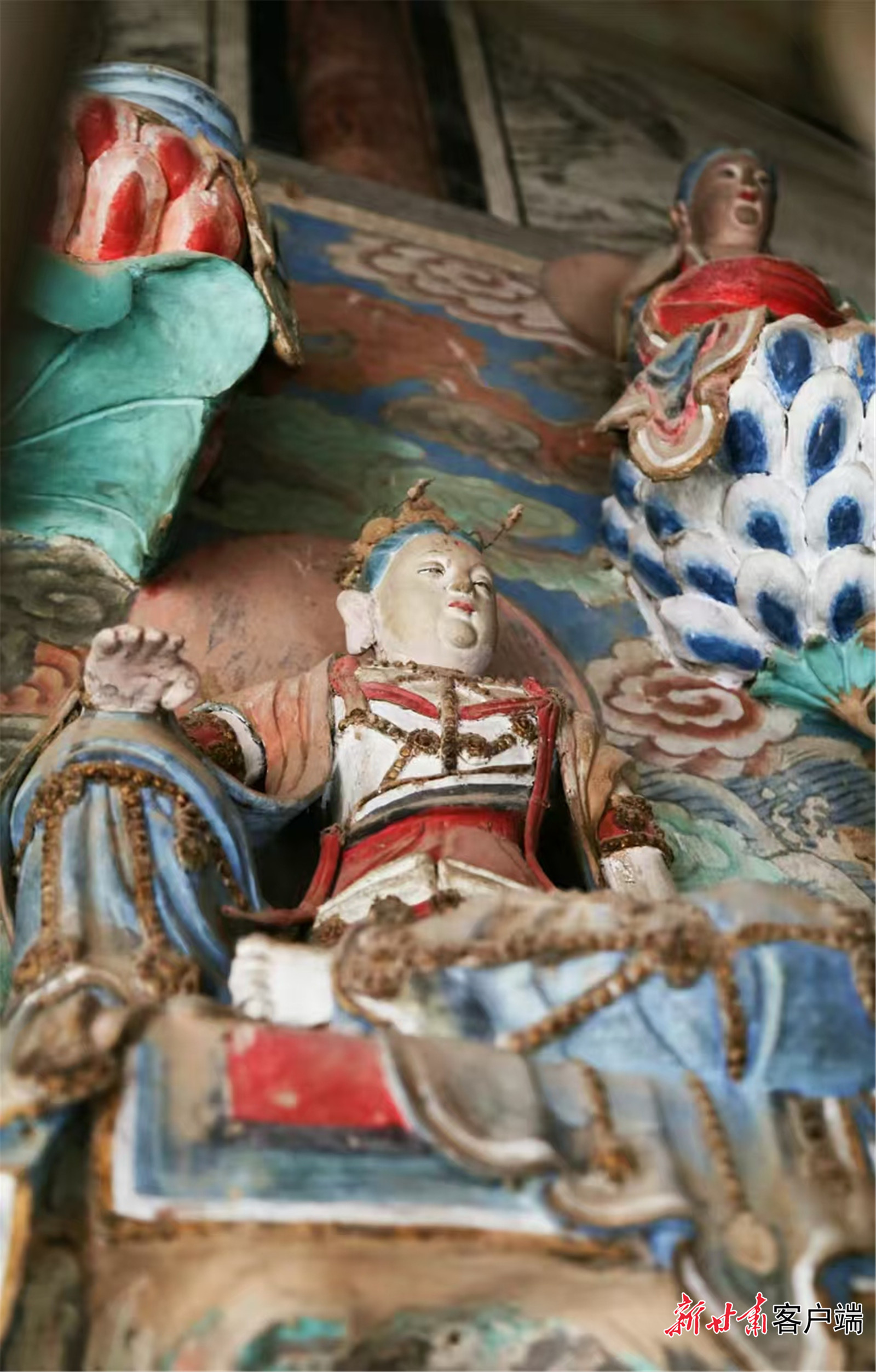 仙人崖景区石窟壁画