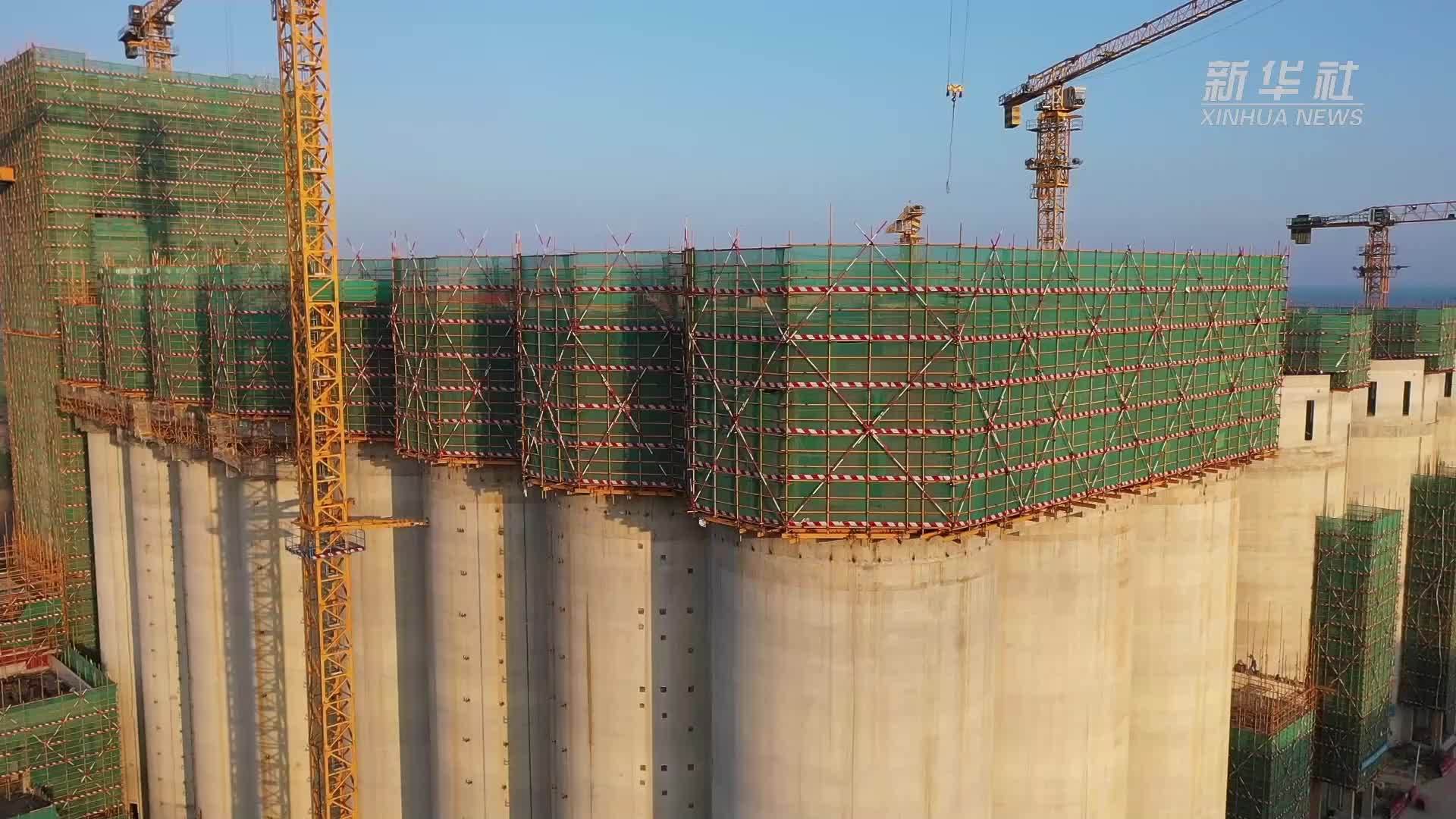 探访在建深圳最大粮食储备库