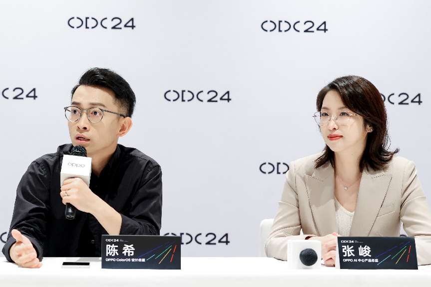 OPPO ColorOS设计总监 陈希 与OPPO AI中心产品总监 张峻