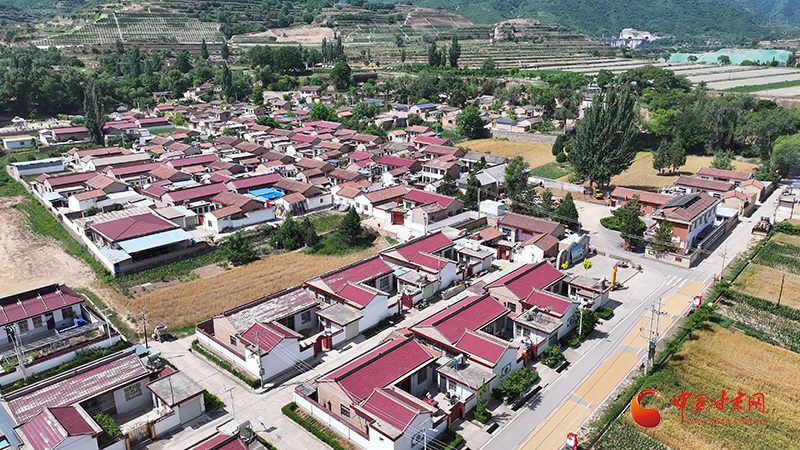 崇信县赵湾村全貌 (资料图)