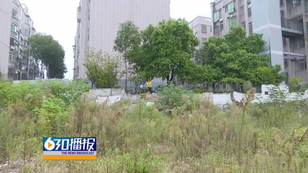 赣州章贡区黄屋坪路一停车场成垃圾场 杂草丛生影响市容市貌