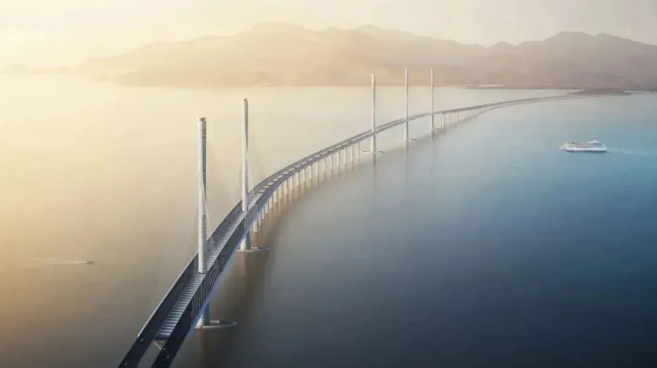 黄茅海跨海通道（效果图）