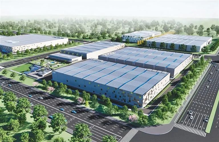 铂力特四期项目效果图。