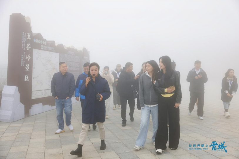 云雾缭绕的王莽岭景区。