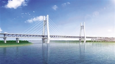 隆兴大桥西支主桥效果图