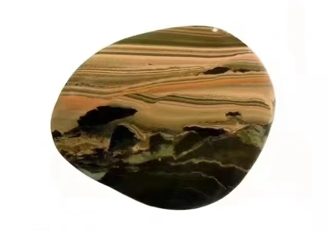 戴康乐藏石《大漠风光》