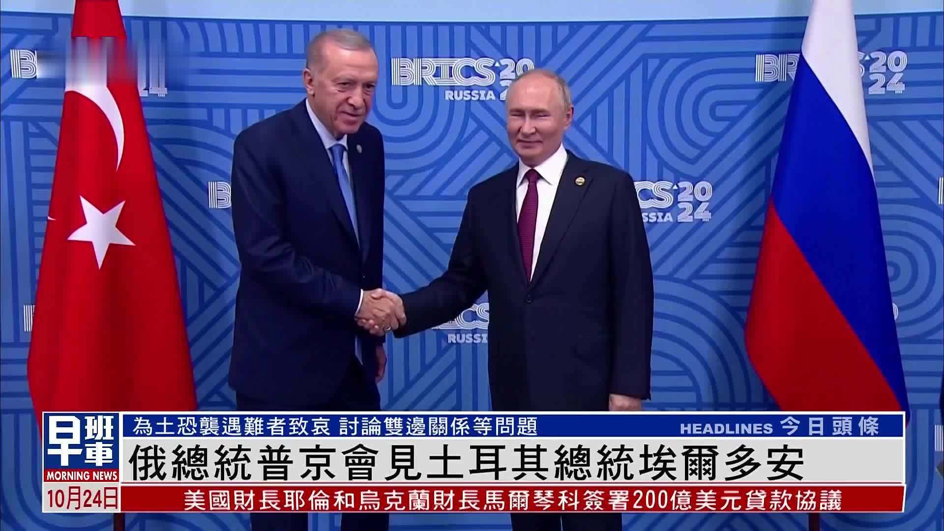 俄罗斯总统普京会见土耳其总统埃尔多安