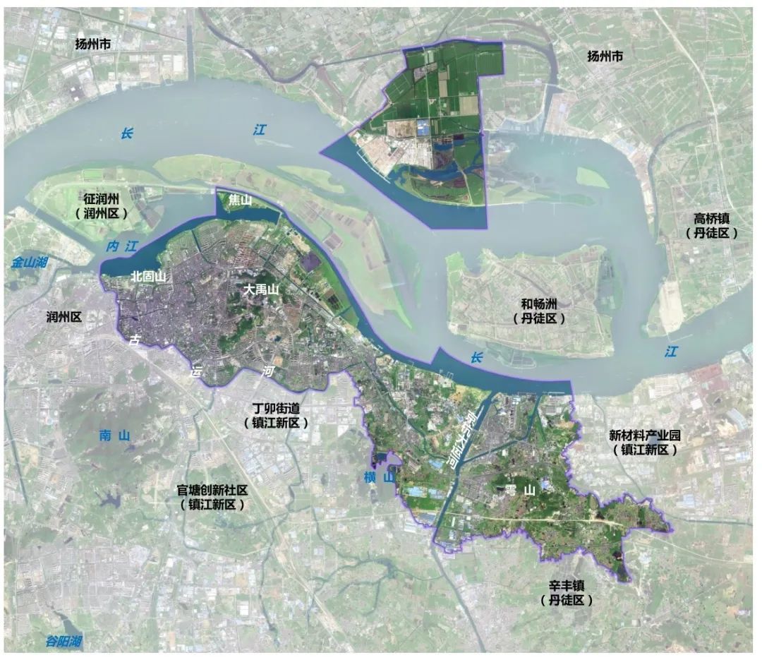 镇江城市总体规划2035图片