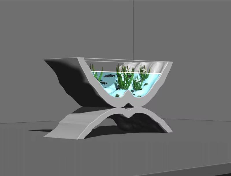 科普装置“共生精灵”效果图。