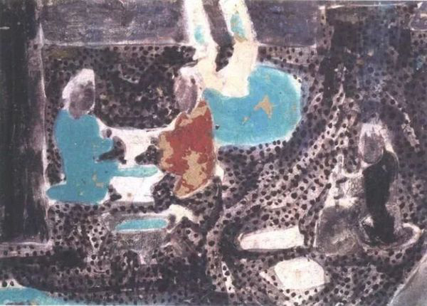 制酪酥，莫高窟第23窟。盛唐饼类食物，曾“霸占”古代敦煌人的舌尖，强烈影响他们的饮食结构。