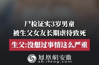 尸检证实男童被生父女友虐待致死，生父：没想到这么严重