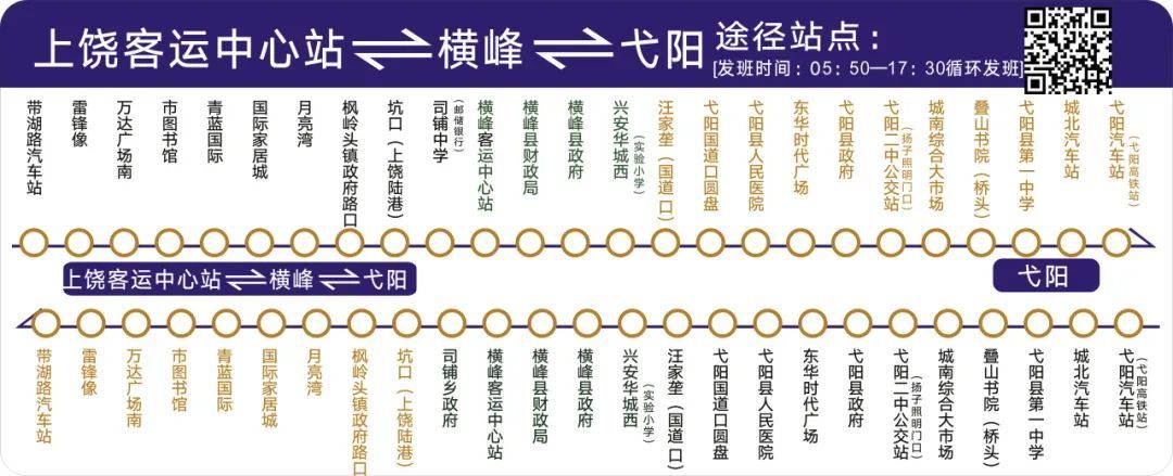 上饒“站點巴士”線路上新 最低5元/人