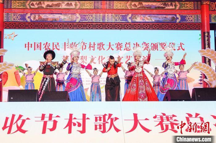 图为颁奖仪式上的文艺表演。主办方供图