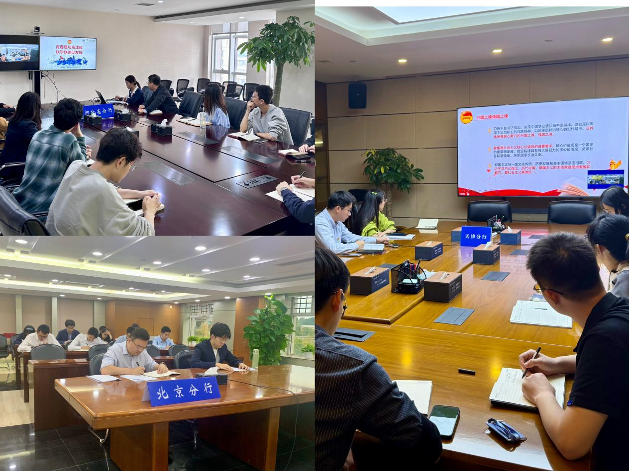 中国进出口银行北京分行、天津分行、河北省分行青年联合学习小组开展联学共建活动