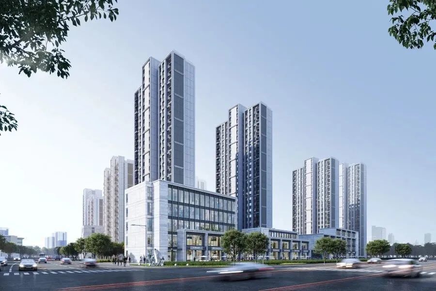 泾河新城崇文佳苑十一期安置房项目首栋楼主体封顶