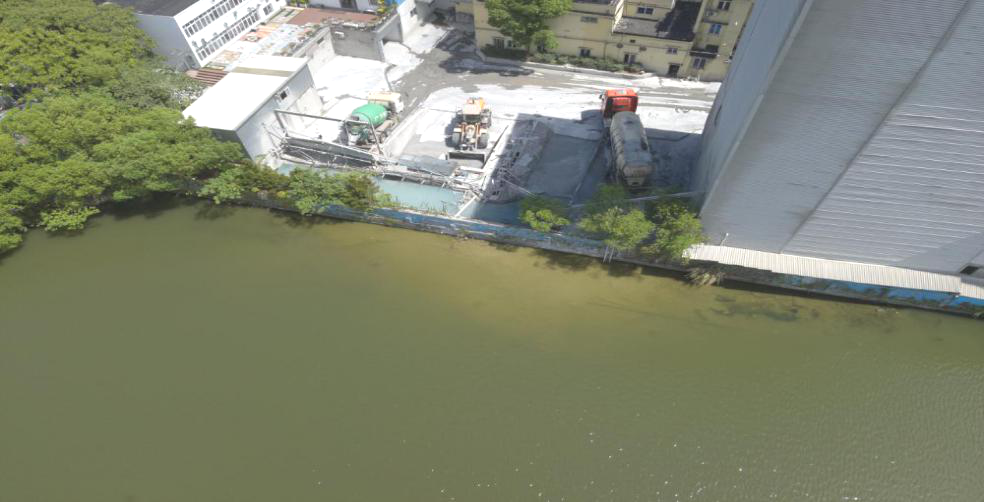 无人机再立新功 江北综合执法部门巧破水体污染案