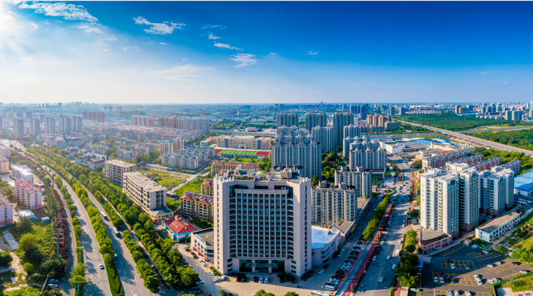 （潍坊经济开发区航拍图）