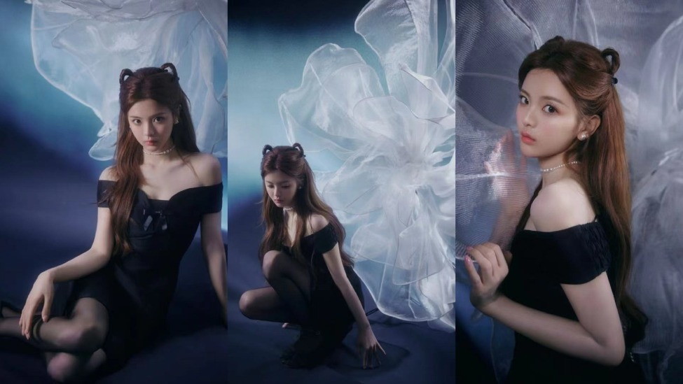 杨超越化身绝美灵狐 夜幕白纱绽放狐尾封面图