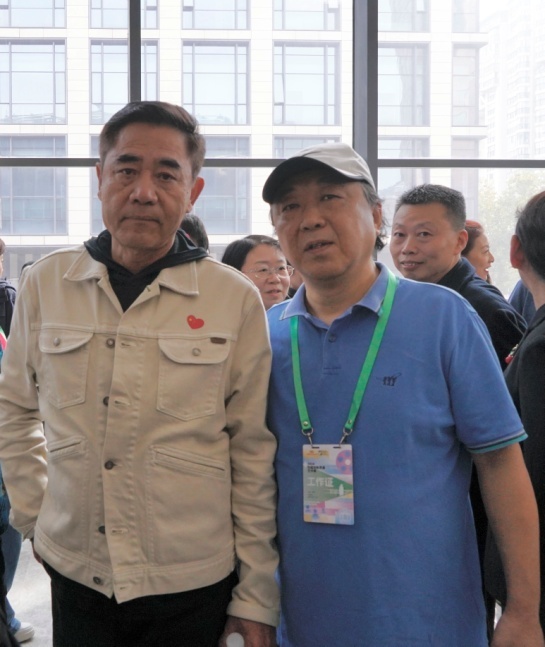 在南京采访演员陈宝国.(摄于2024年)