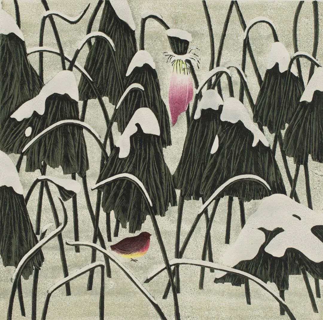 于承佑 《留香》 1998年 版画