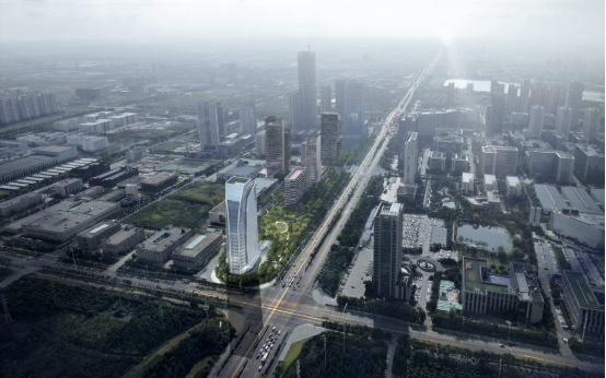 望江西路城市天际线效果图