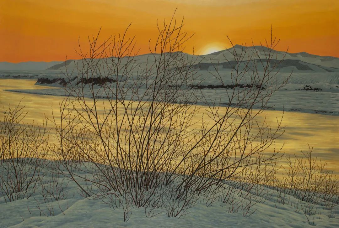 肖景志 《东山根》 2008年 油画