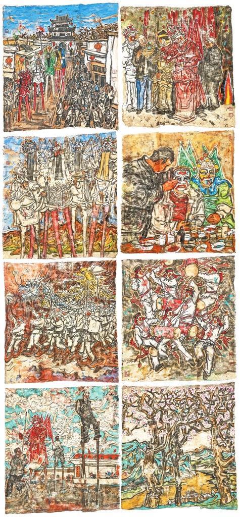 兰州永登社火（中国画）巫卫东