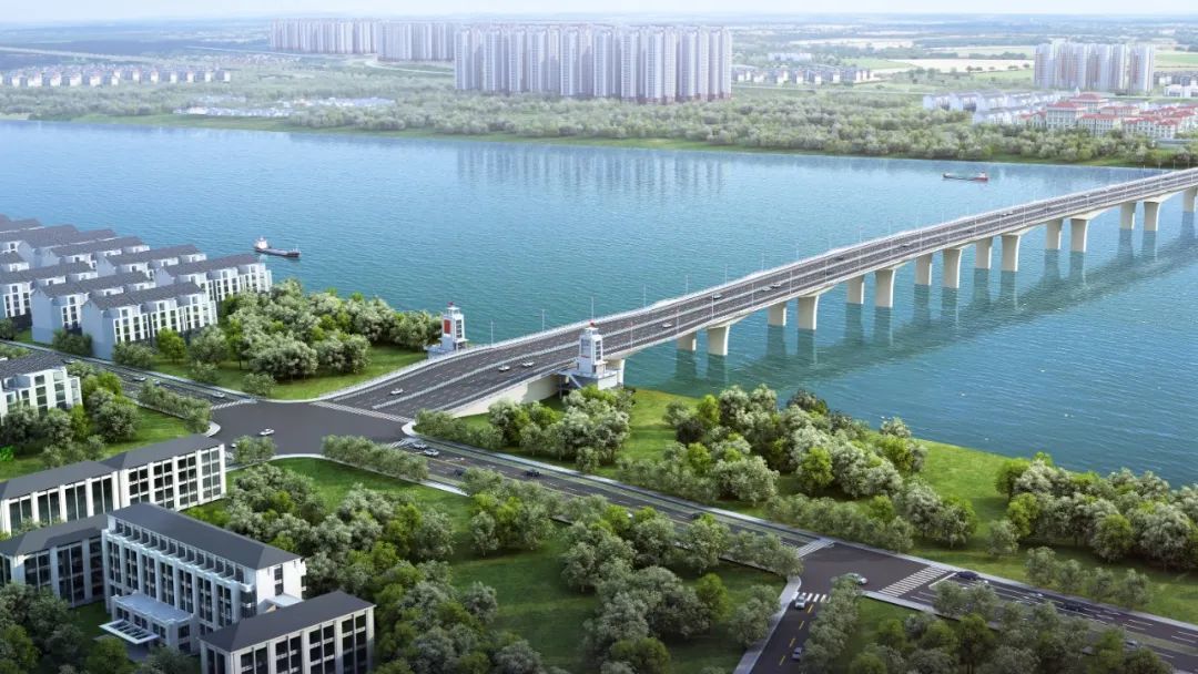 效果图公布！吉安第一座跨赣江大桥将重建