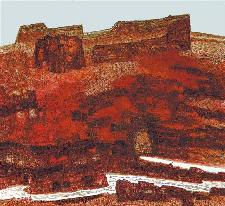 丝路遗韵（中国画）刘君