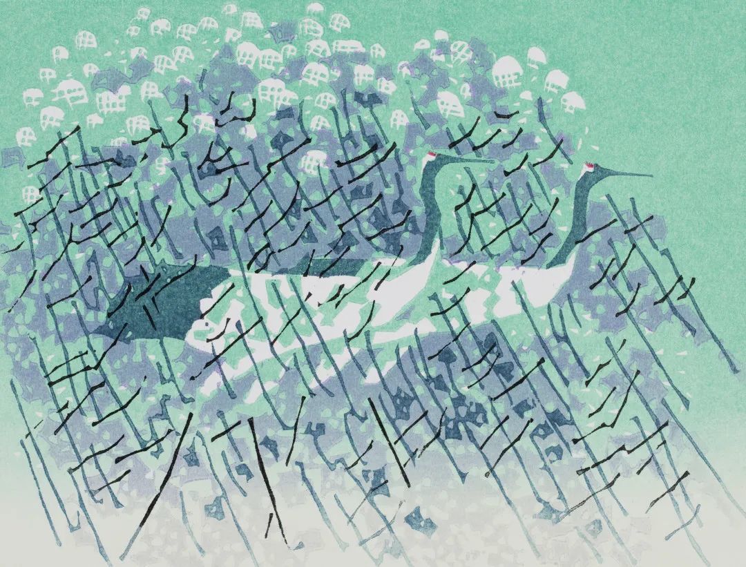 郑子江 《青丝》 2010年 版画