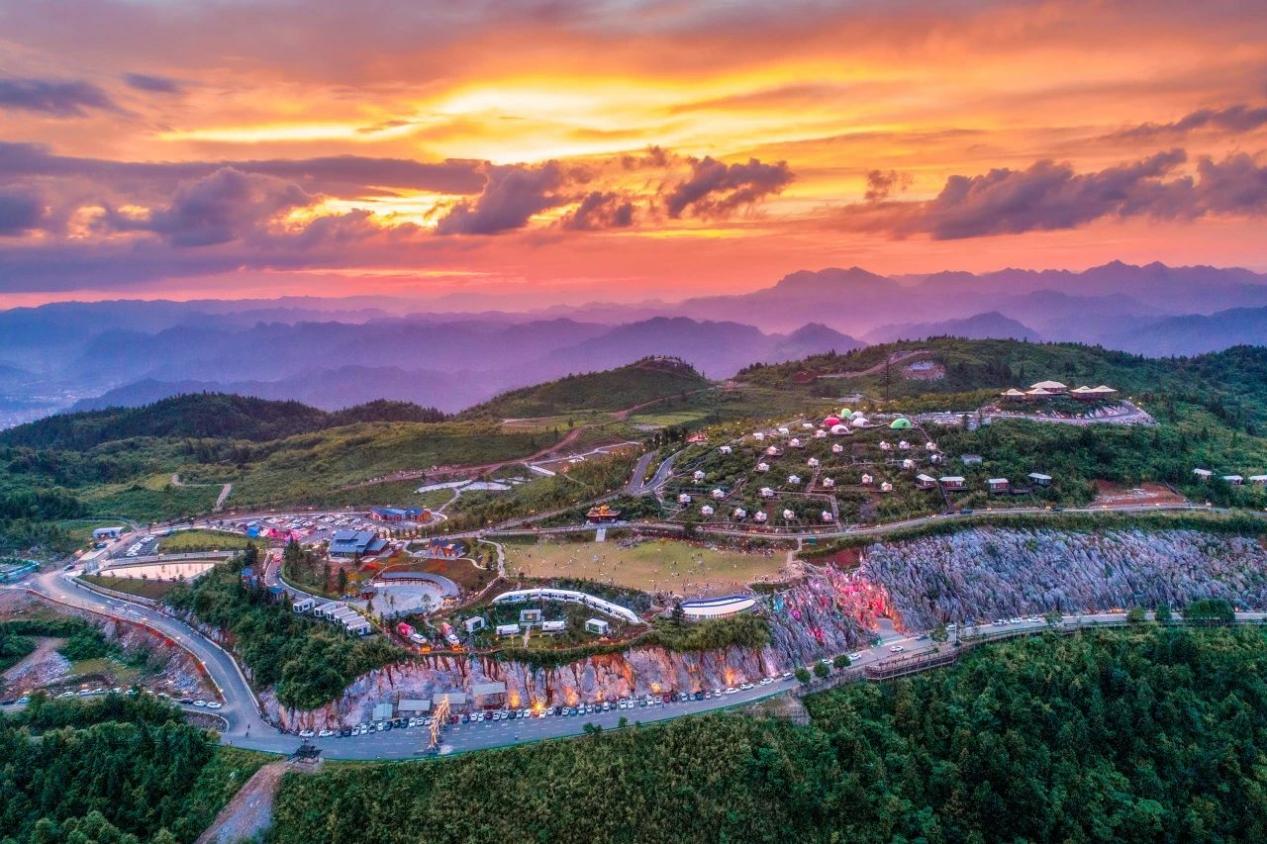 ▲土司大营度假区全景图