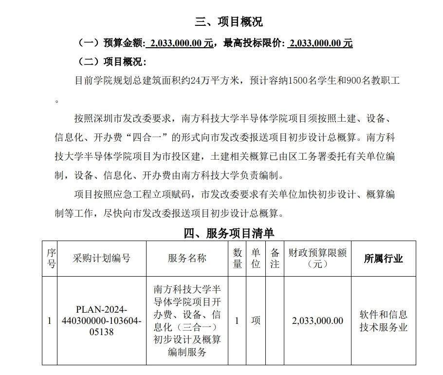 又一所双一流高校将落地深圳！南科年夜半导体学院入度也暴光了