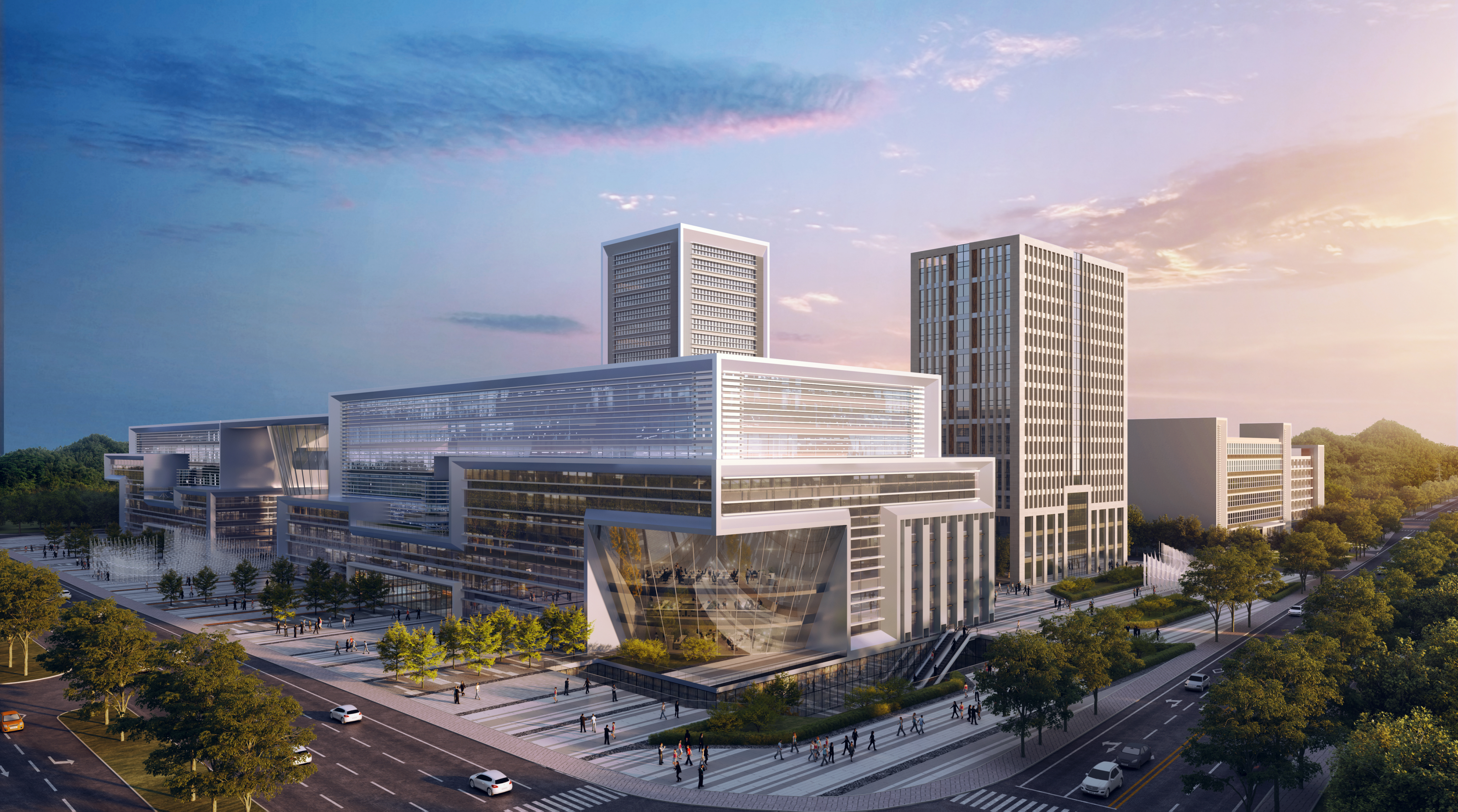 ▲中交长江绿色创新产业园项目效果图。中交一公局供图