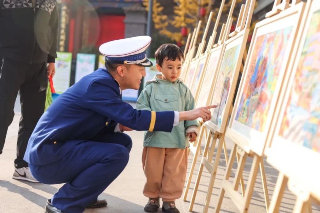 消防宣传活动现场