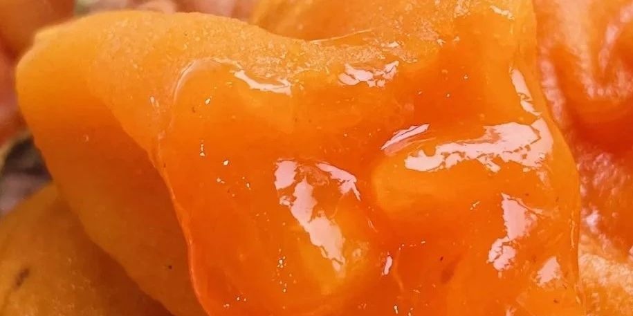 惦记了一年的富平流心冰柿,像冰淇淋又像果冻?鲜得以为刚下树凤凰网凰家尚品_凤凰网