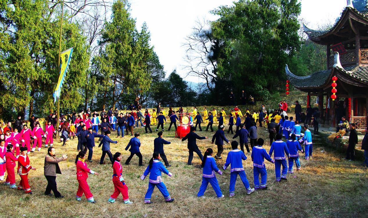 ▲双凤村摆手堂