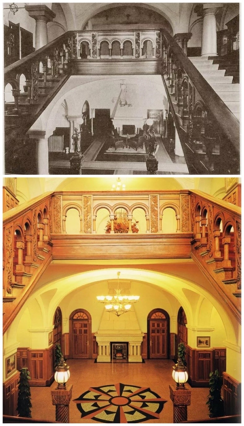 建筑内部的巴洛克风格保留完好