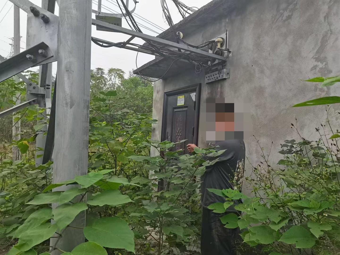 ▲雷某某盗窃的电缆线 富顺公安供图