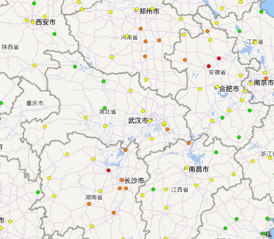 图 2024年11月4日9时空气质量实时报