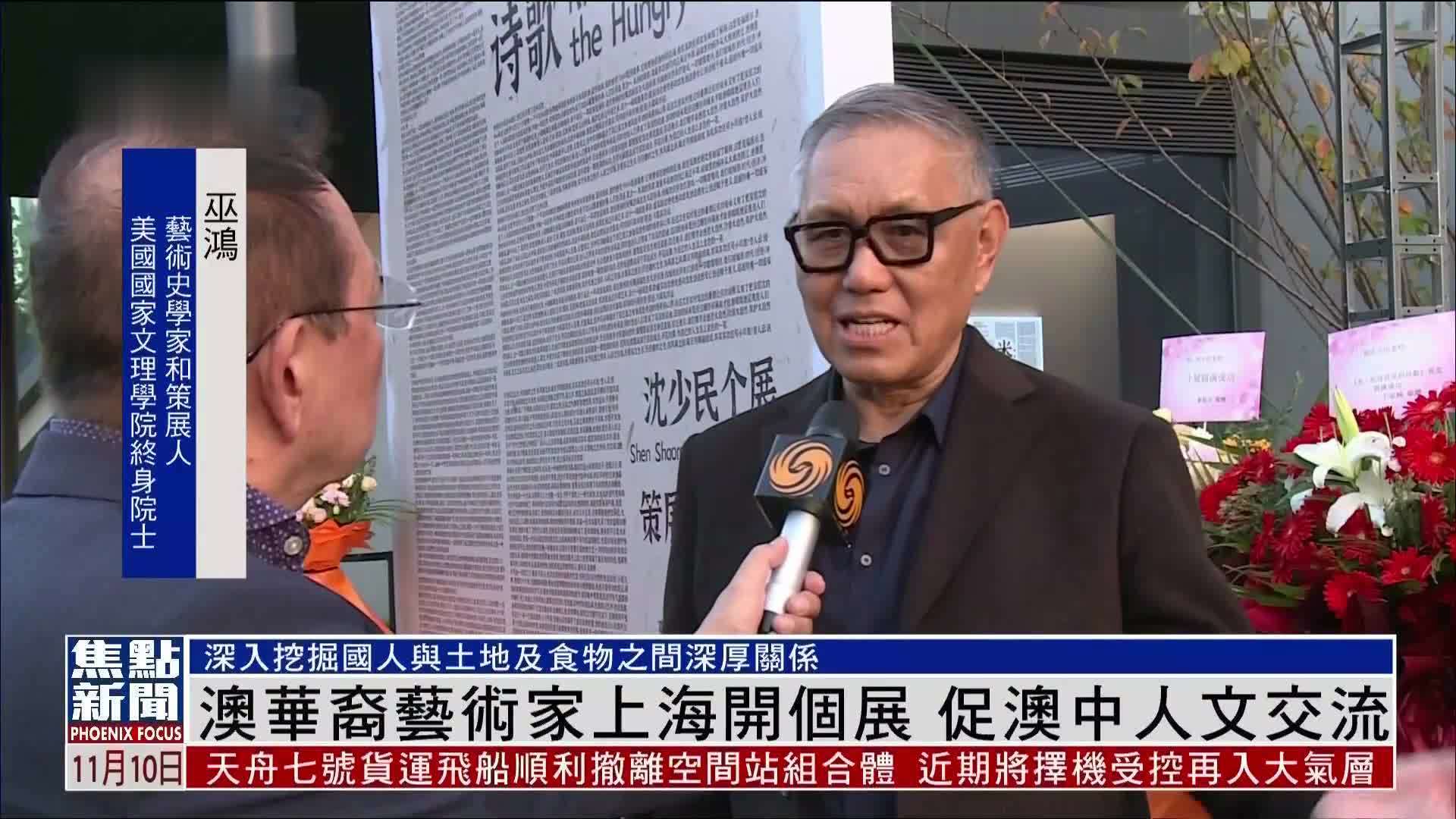 澳大利亚华裔艺术家上海开个展 促澳中人文交流