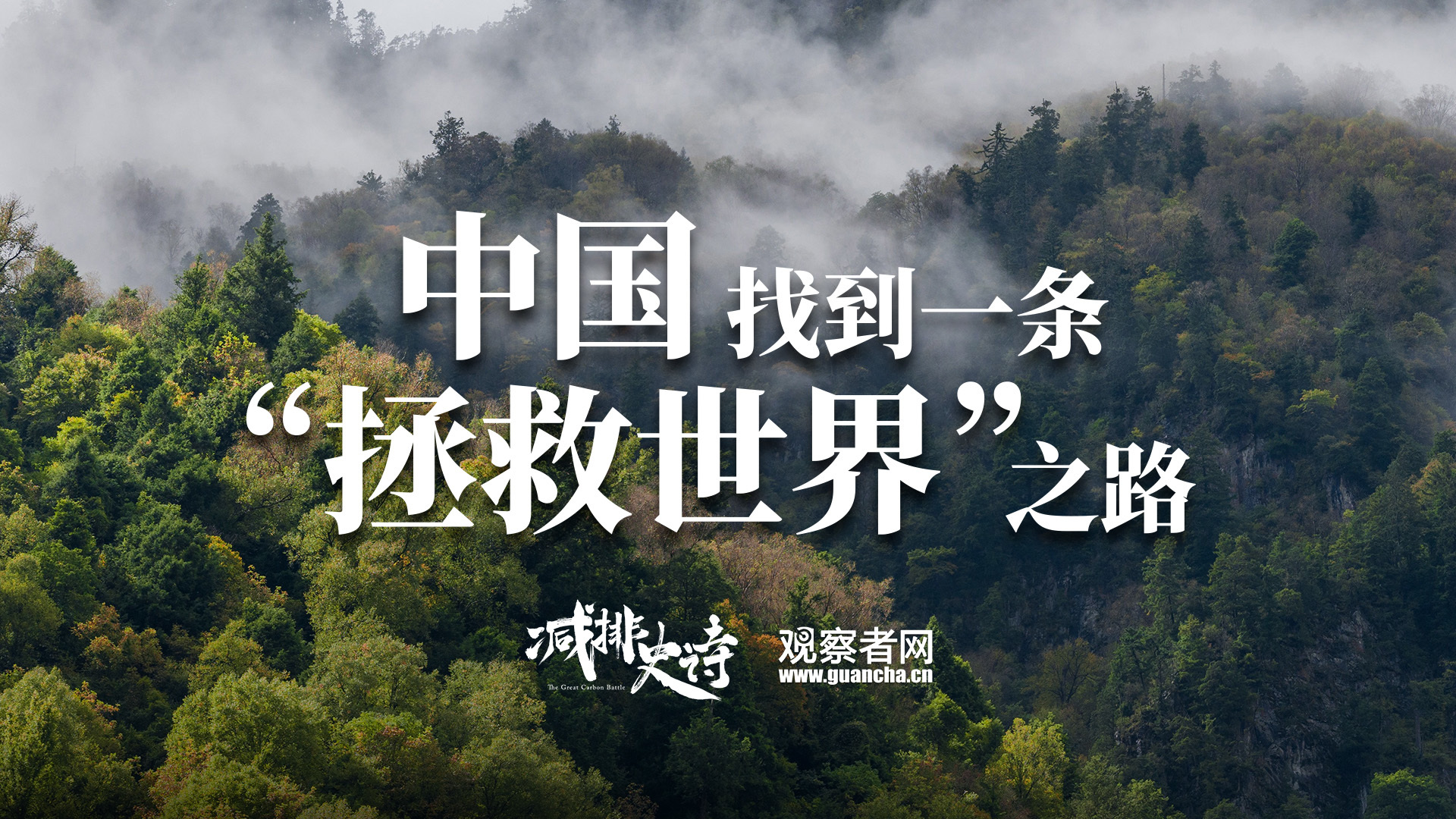 中国，找到一条“拯救世界”之路