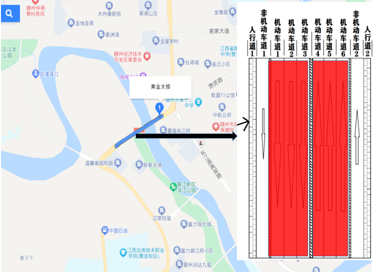 11月13日起 赣州黄金大桥分阶段封闭施工