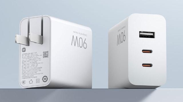 小米推出90W GaN三口充電器套售價199元